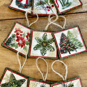 Vintage Christmas Ornaments – Set of 3