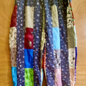 Vintage Patchwork Pants w/Side In-Seam Pockets